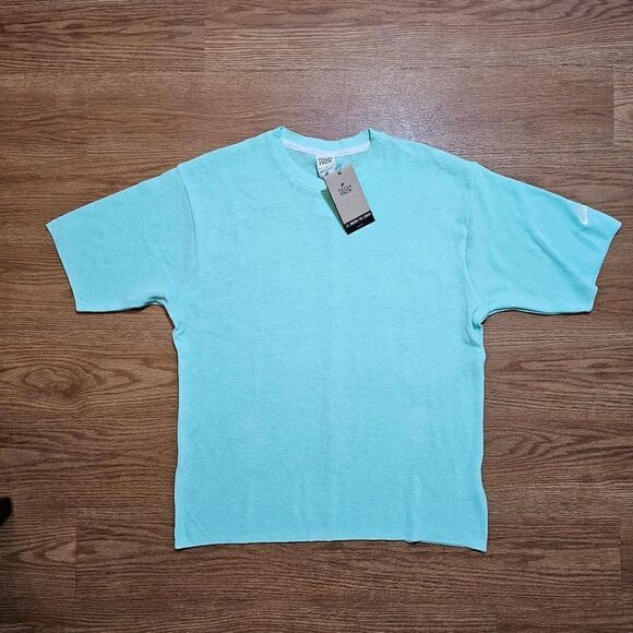 Nike NSW Tech Pack Engineered Knit Short-Sleeve Jumper Sweater Medium DV9983-034 - Picture 11 of 13